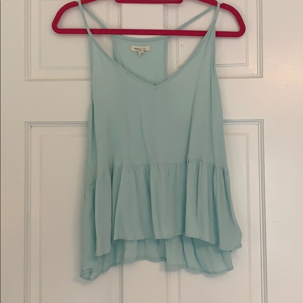 Silence and Noise Turquoise Tank Top